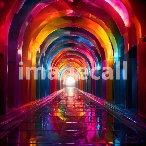 Abstract and surreal colorful and vivid (4073)