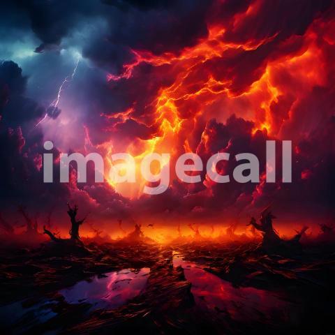 Abstract and surreal colorful and vivid (4078)