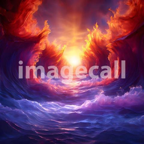 Abstract and surreal colorful and vivid (4105)