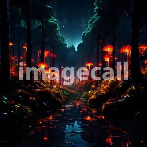 Abstract and surreal colorful and vivid (4121)