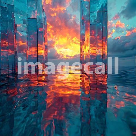 Abstract and surreal colorful and vivid (4136)