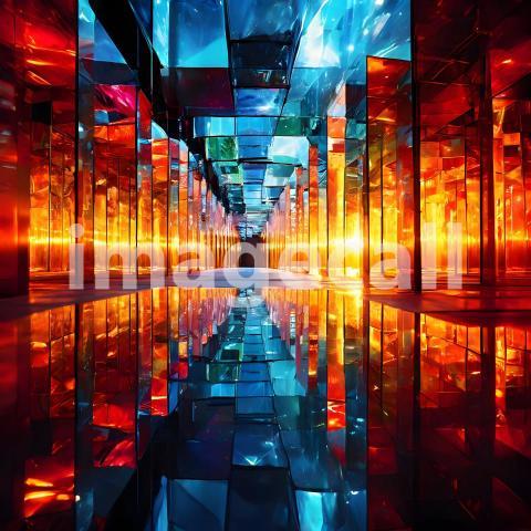 Abstract and surreal colorful and vivid (4173)