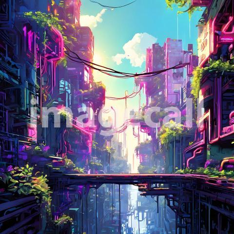 Abstract and surreal colorful and vivid (4190)