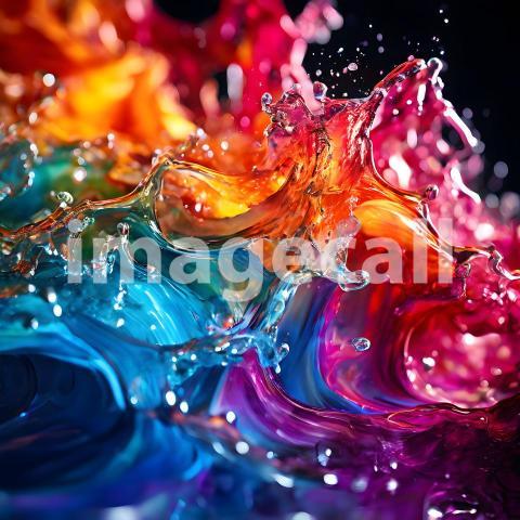 Abstract and surreal colorful and vivid (4210)