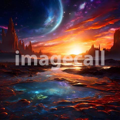 Abstract and surreal colorful and vivid (4215)