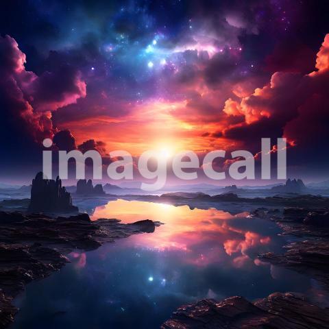 Abstract and surreal colorful and vivid (4241)