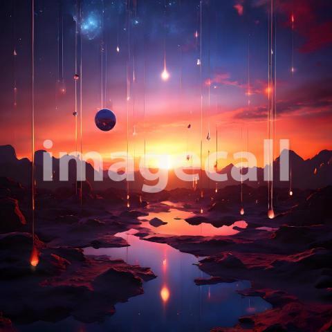 Abstract and surreal colorful and vivid (4245)