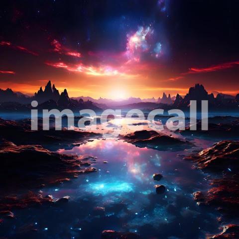 Abstract and surreal colorful and vivid (4251)