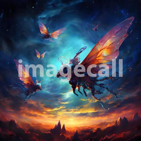 Abstract and surreal colorful and vivid (4278)