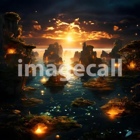 Abstract and surreal colorful and vivid (4310)