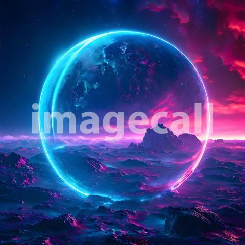 Abstract and surreal colorful and vivid (4318)