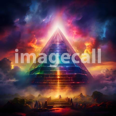 Abstract and surreal colorful and vivid (4321)