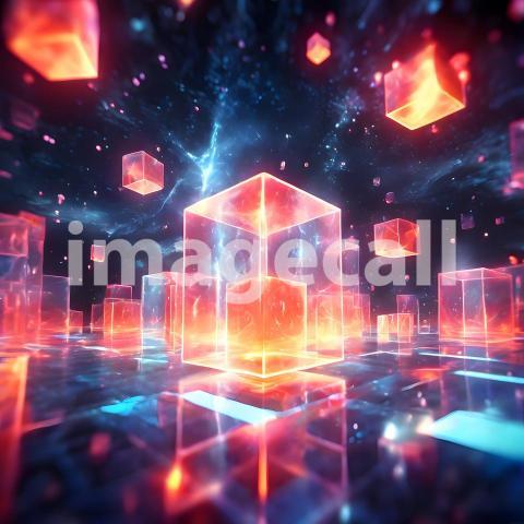 Abstract and surreal colorful and vivid (4390)