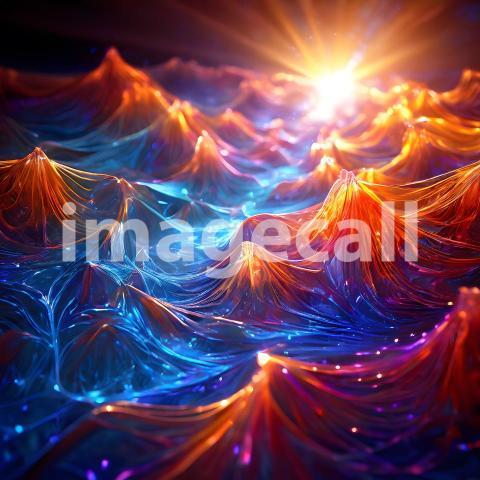 Abstract and surreal colorful and vivid (4411)