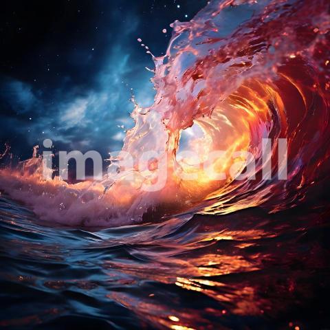 Abstract and surreal colorful and vivid (4416)