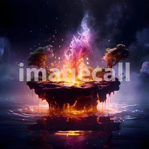 Abstract and surreal colorful and vivid (4415)