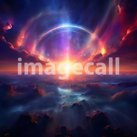 Abstract and surreal colorful and vivid (4413)