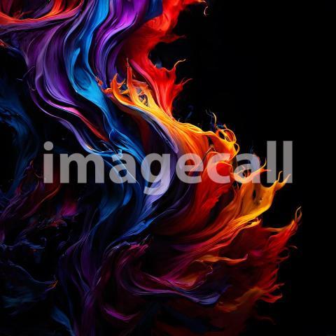 Abstract and surreal colorful and vivid (4442)