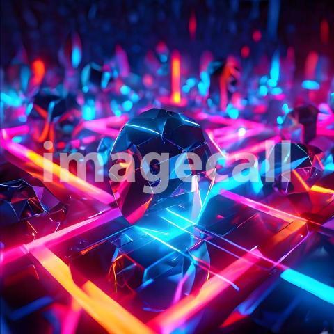 Abstract and surreal colorful and vivid (4445)