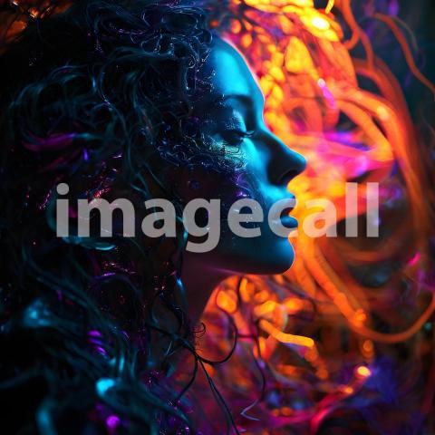 Abstract and surreal colorful and vivid (4449)
