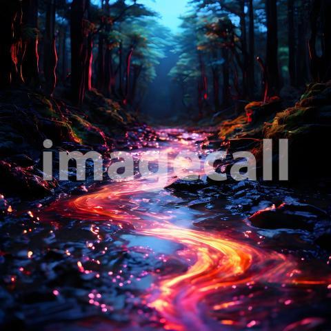 Abstract and surreal colorful and vivid (4450)