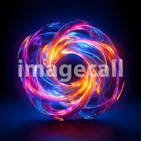 Abstract and surreal colorful and vivid (4456)