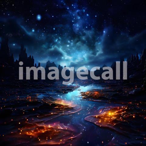 Abstract and surreal colorful and vivid (4465)