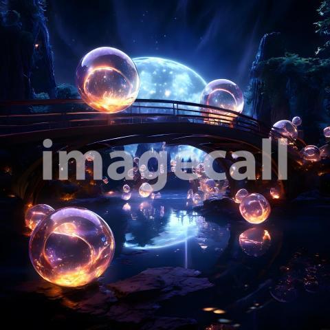 Abstract and surreal colorful and vivid (4464)