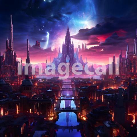 Abstract and surreal colorful and vivid (4485)