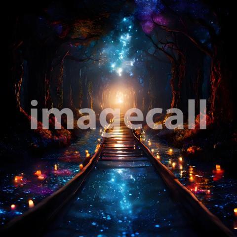 Abstract and surreal colorful and vivid (4488)