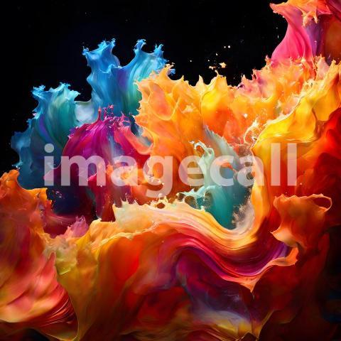 Abstract and surreal colorful and vivid (4493)