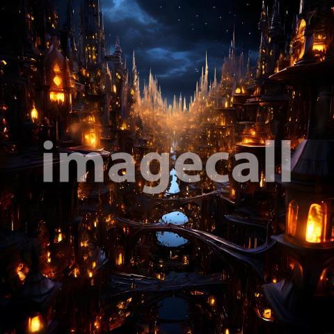 Abstract and surreal colorful and vivid (4496)