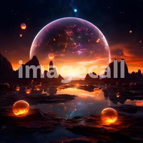 Abstract and surreal colorful and vivid (4515)