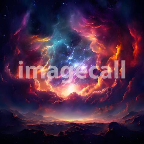 Abstract and surreal colorful and vivid (4521)