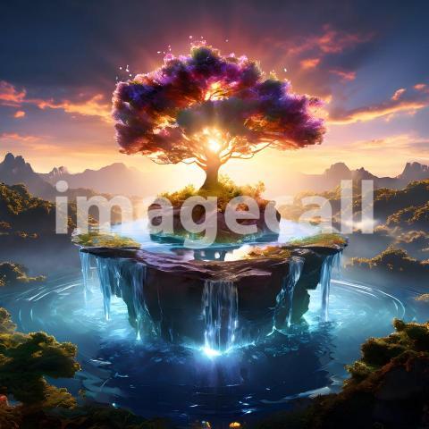 Abstract and surreal colorful and vivid (4497)