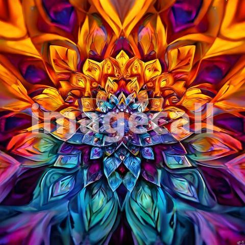 Abstract and surreal colorful and vivid (4512)