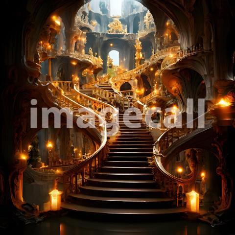 Abstract and surreal colorful and vivid (4511)