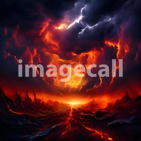 Abstract and surreal colorful and vivid (4535)