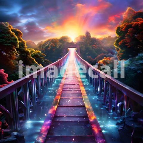 Abstract and surreal colorful and vivid (4566)