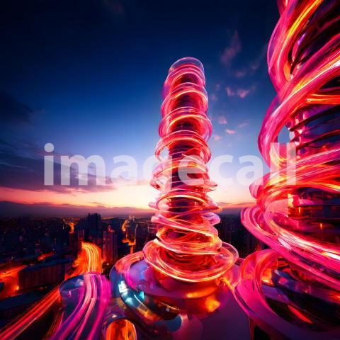 Abstract and surreal colorful and vivid (4574)