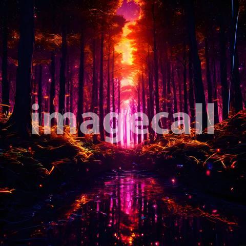 Abstract and surreal colorful and vivid (4578)