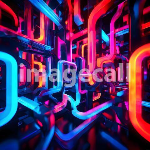 Abstract and surreal colorful and vivid (4633)