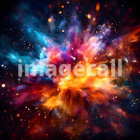 Abstract and surreal colorful and vivid (4671)