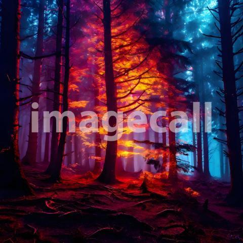 Abstract and surreal colorful and vivid (4656)