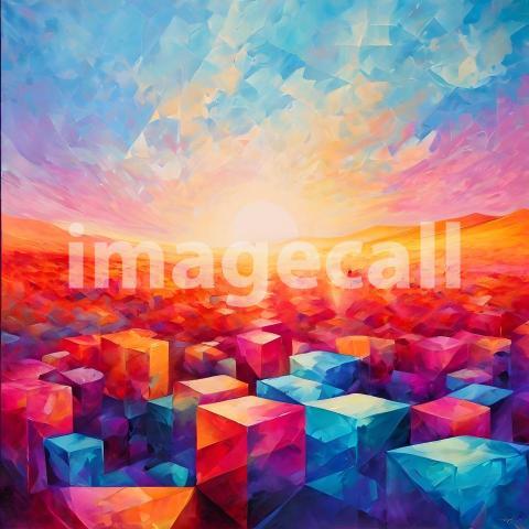 Abstract and surreal colorful and vivid (4693)