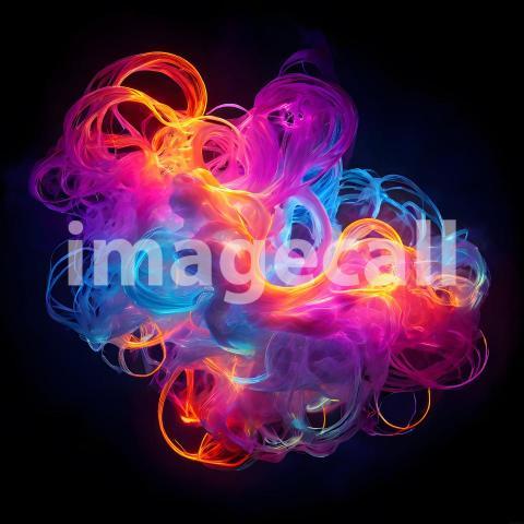 Abstract and surreal colorful and vivid (4705)