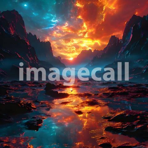 Abstract and surreal colorful and vivid (4708)