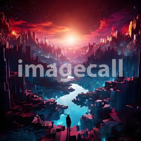 Abstract and surreal colorful and vivid (4730)