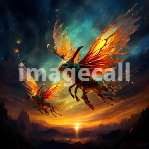 Abstract and surreal colorful and vivid (4735)