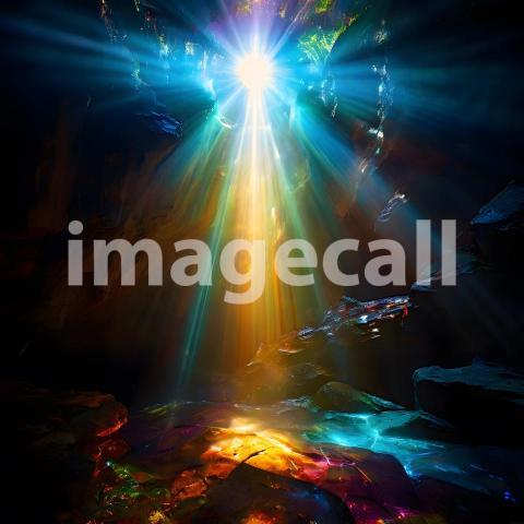 Abstract and surreal colorful and vivid (4743)